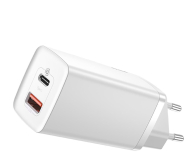 Baseus Ładowarka sieciowa GaN2 Lite USB-C USB-A 65W - 1195442 - zdjęcie 1